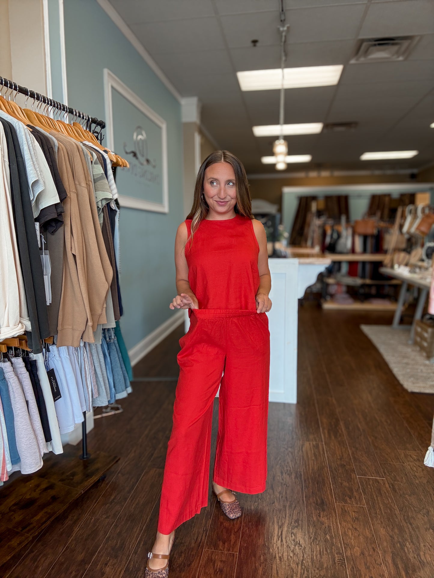 Chili Pepper Scout Linen Pant