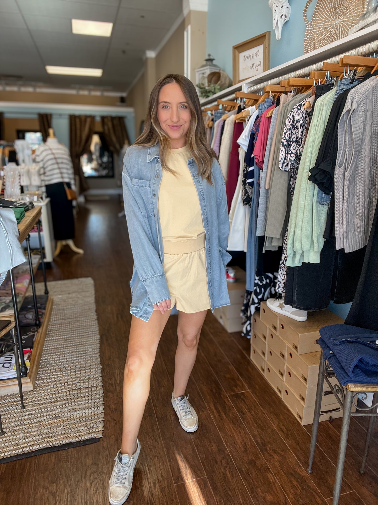 Tencel Oversized Button Up Shirt