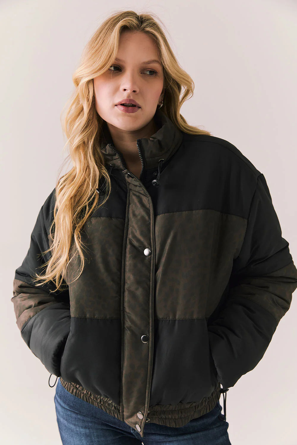 Leopard Love Puffer Jacket