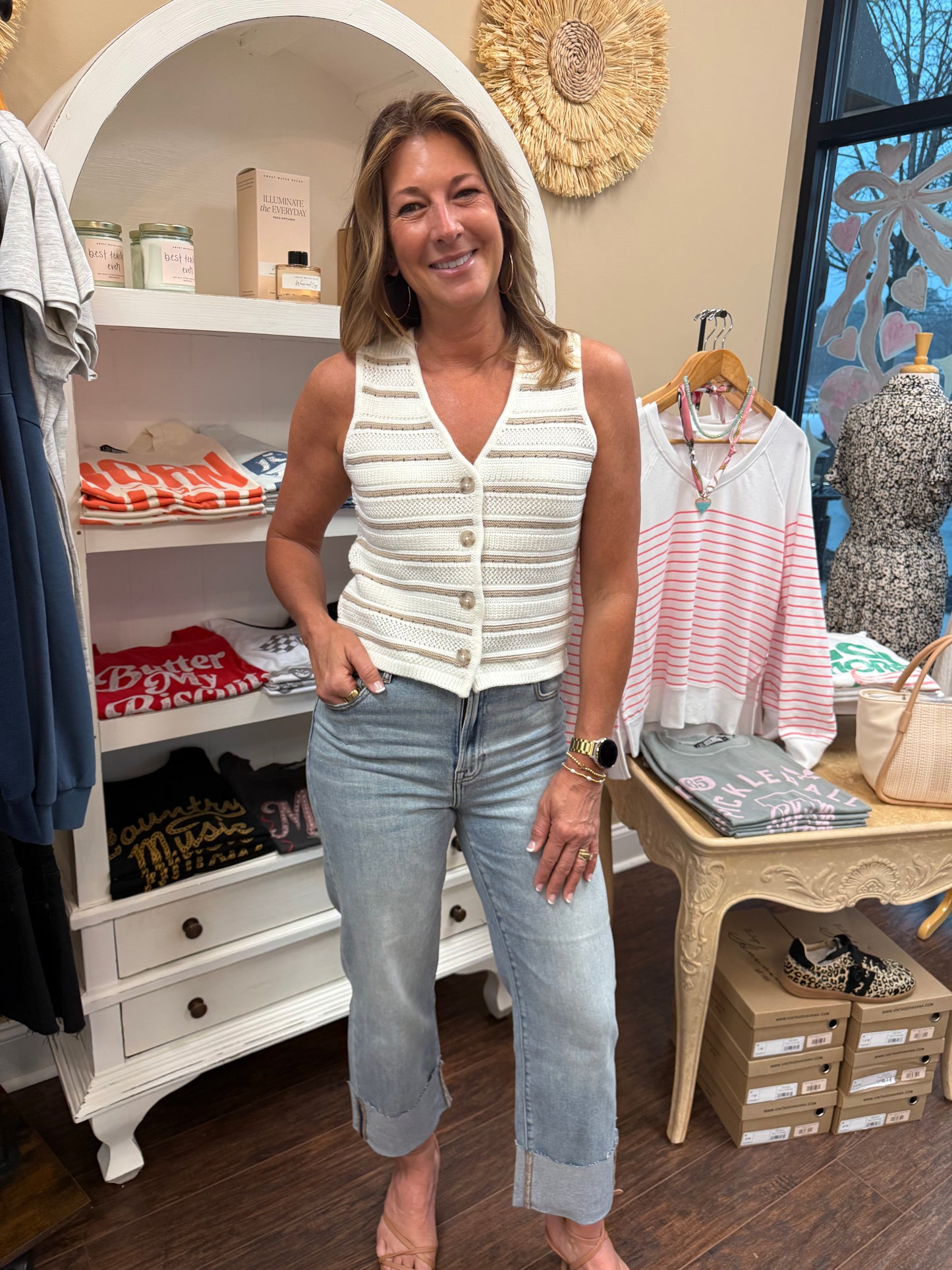 Vintage Wash Cuffed Ella Jean