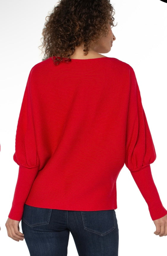 Tango Red Dolman Sweater