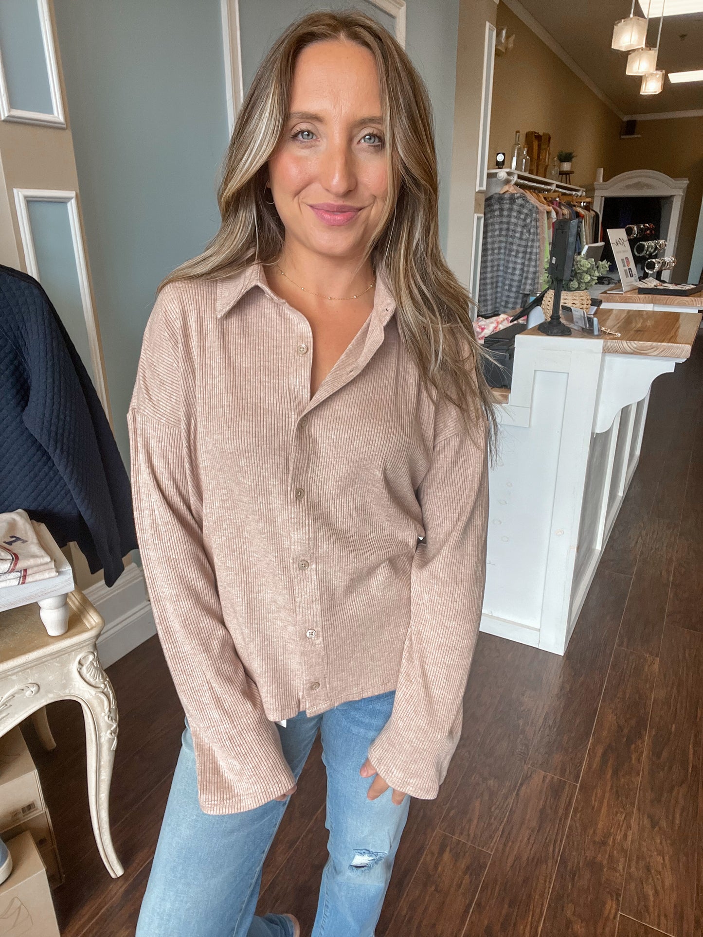 Fenna Button Down