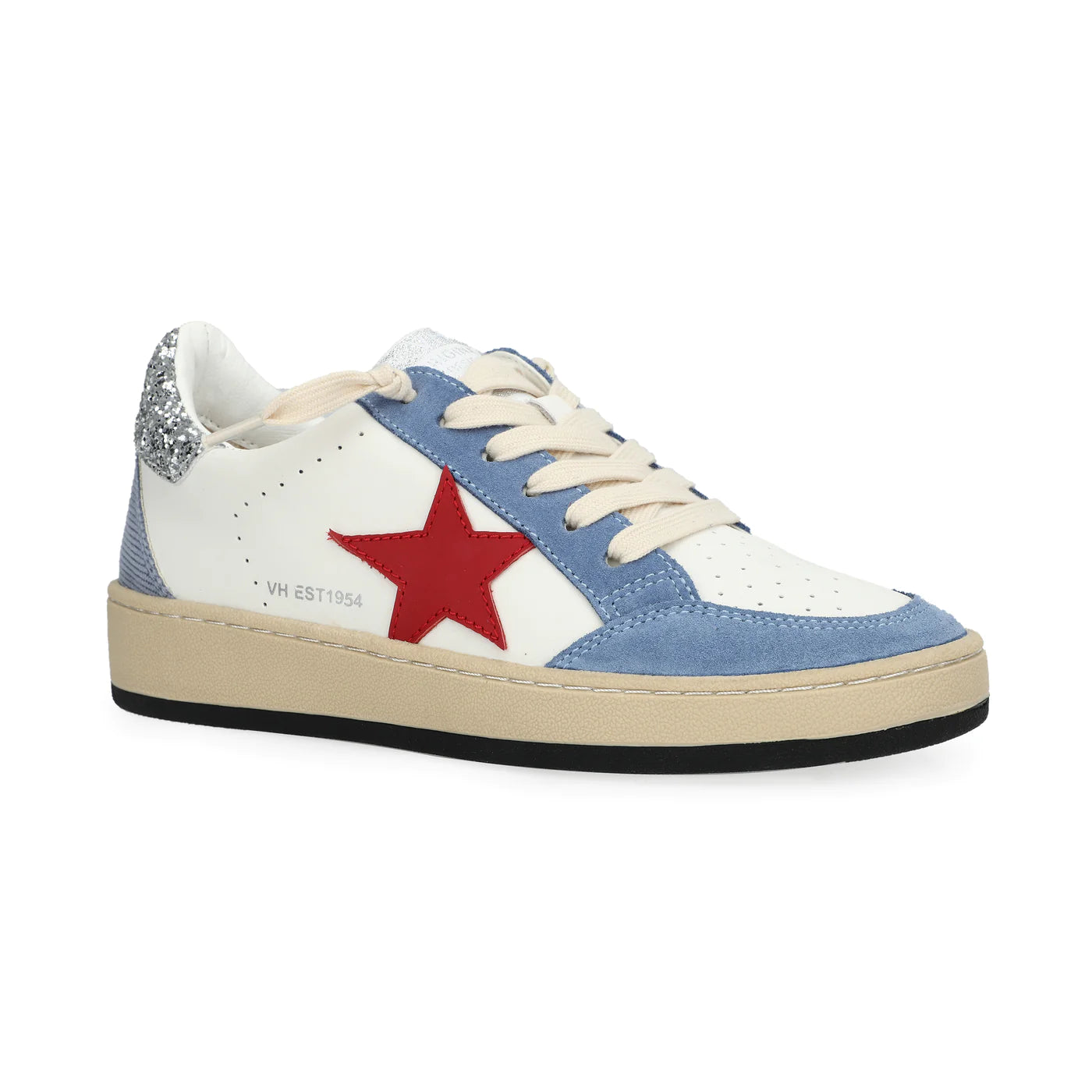 Denise 25 Shoe Blue/Red