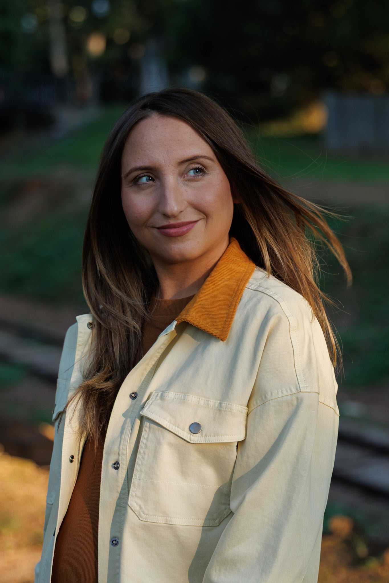 Cashew Cropped Gina Jacket