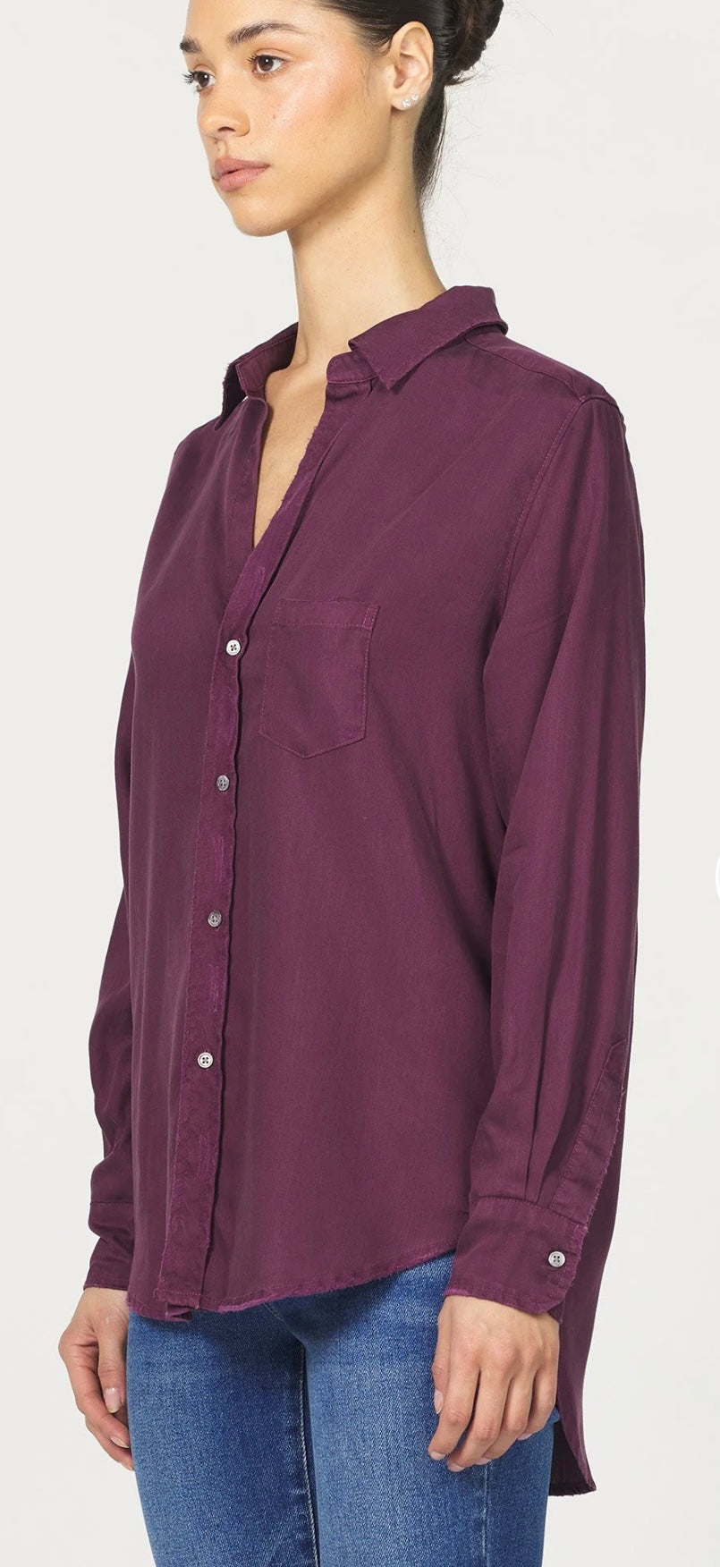 Fig Galena Button Down Top