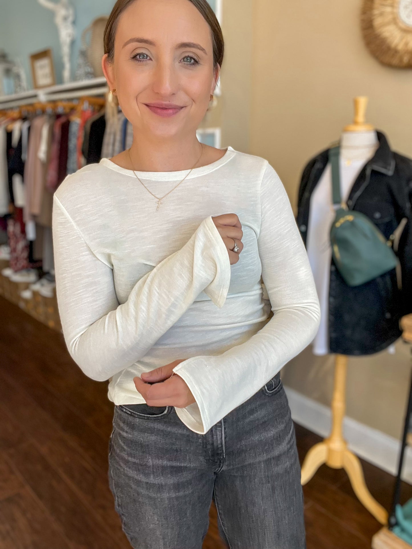 Starry White Nyla Blouse