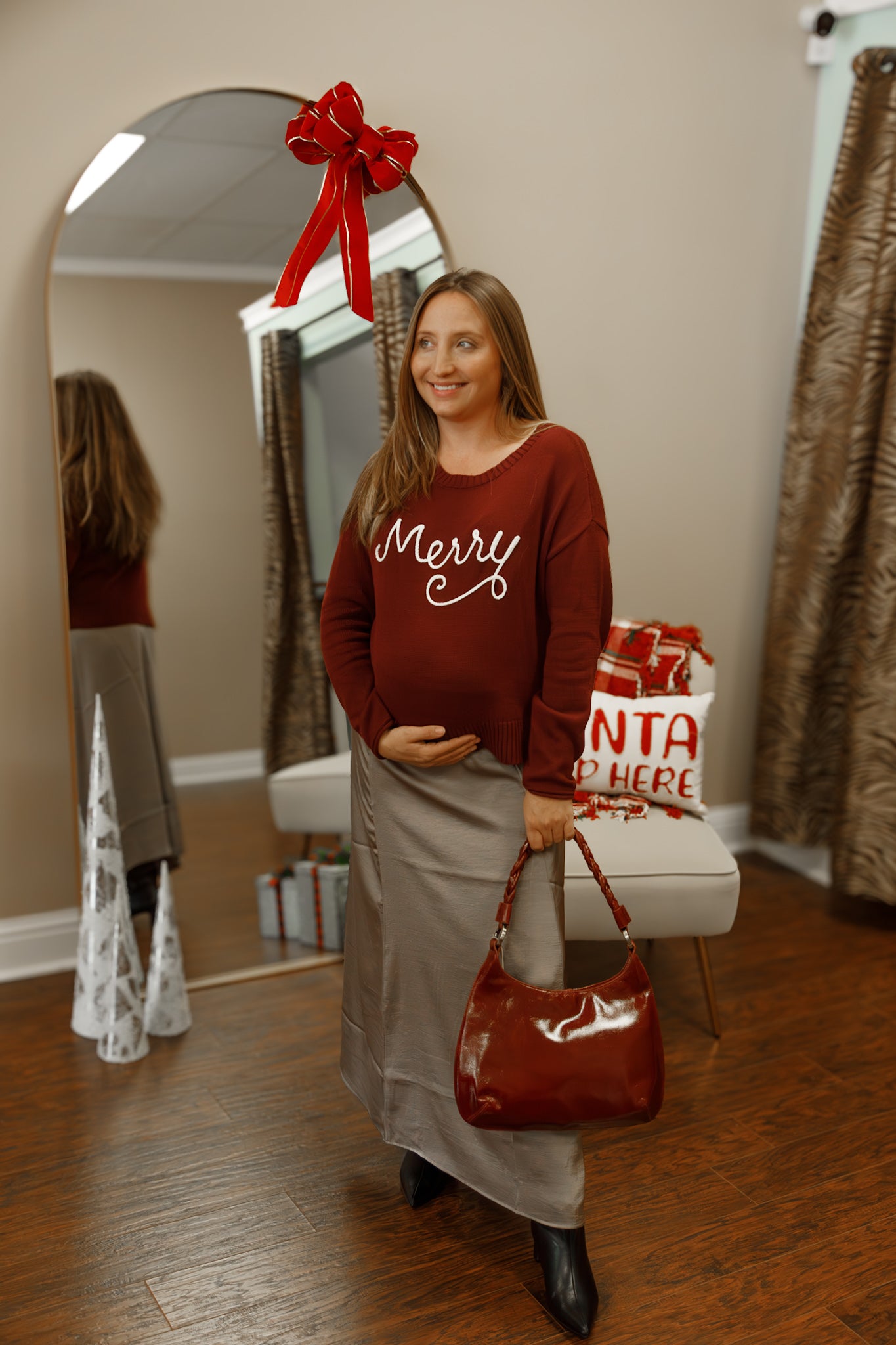 Merlot Sienna Merry Sweater