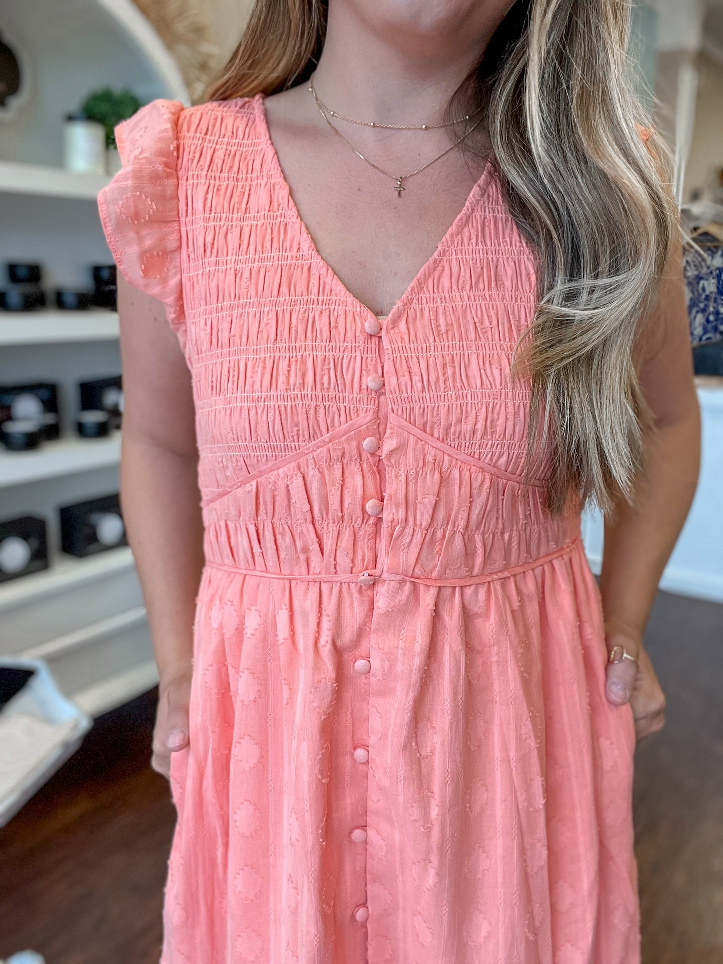 Dazey Flounce Maxi Dress