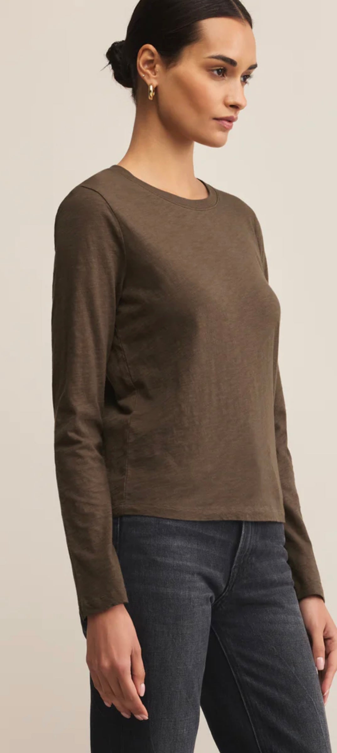 Modern Slub Long Sleeve Tee