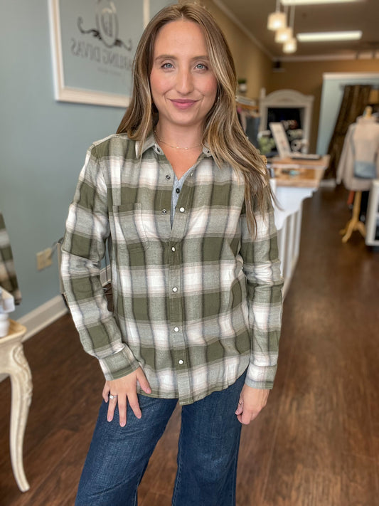 Green Wheat Flannel
