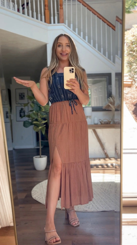 Estelle Caramel Skirt