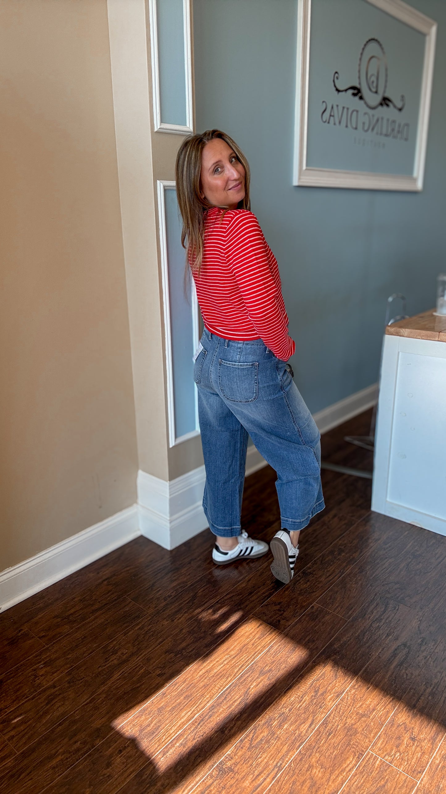 Blue Falls Elin Wide Leg Jean