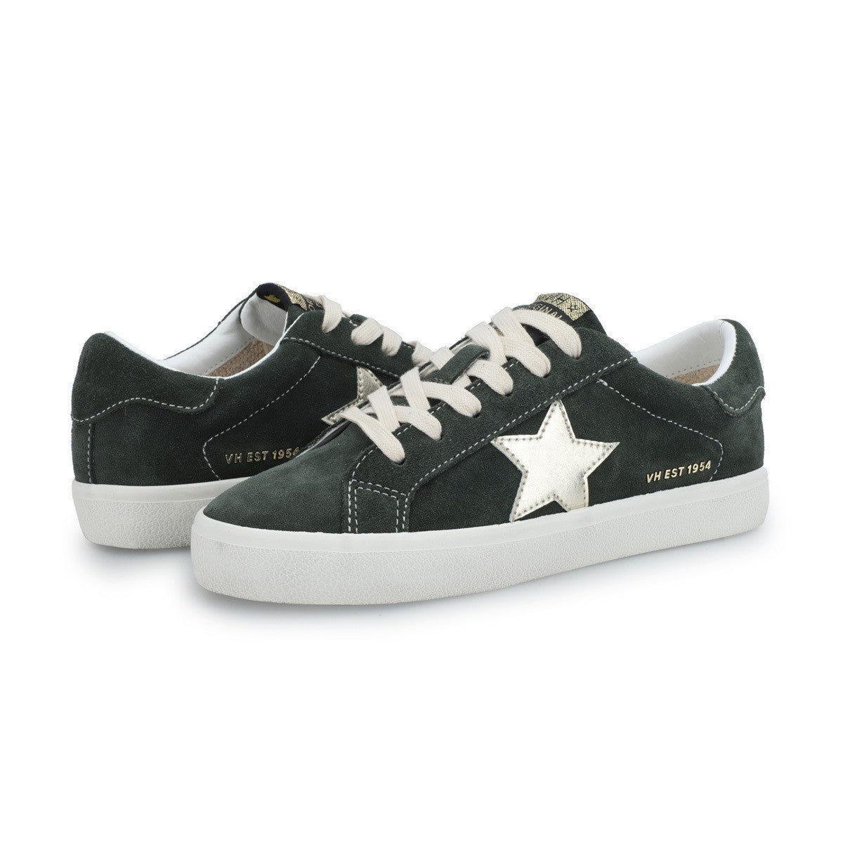 Olive Suede Low Top Shoe