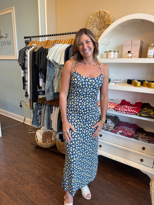 Chiara Idra Ditsy Midi Dress