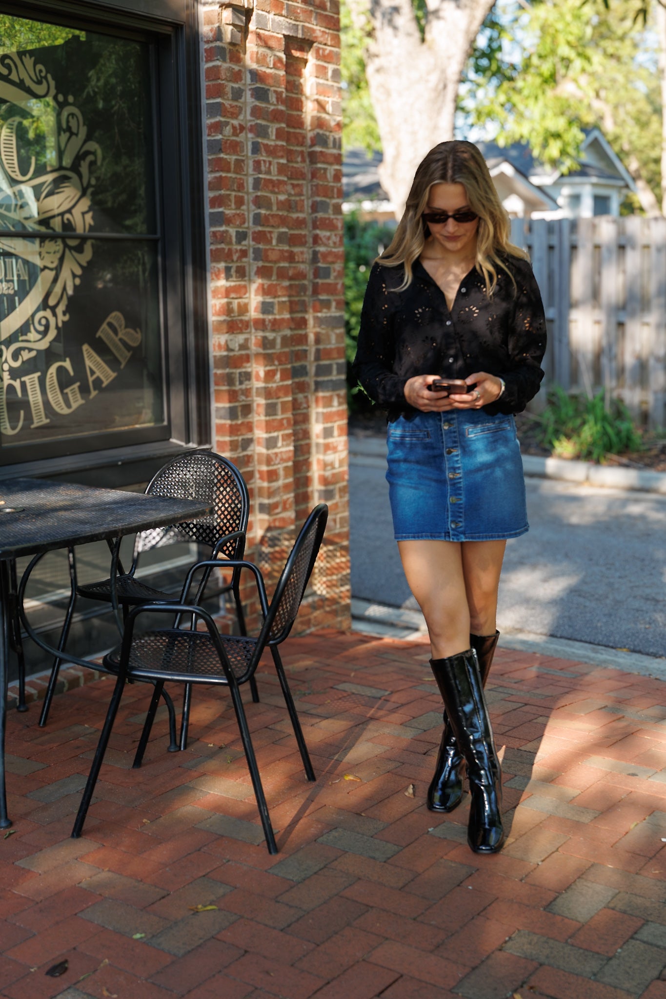 Dark Denim Quinn Skirt