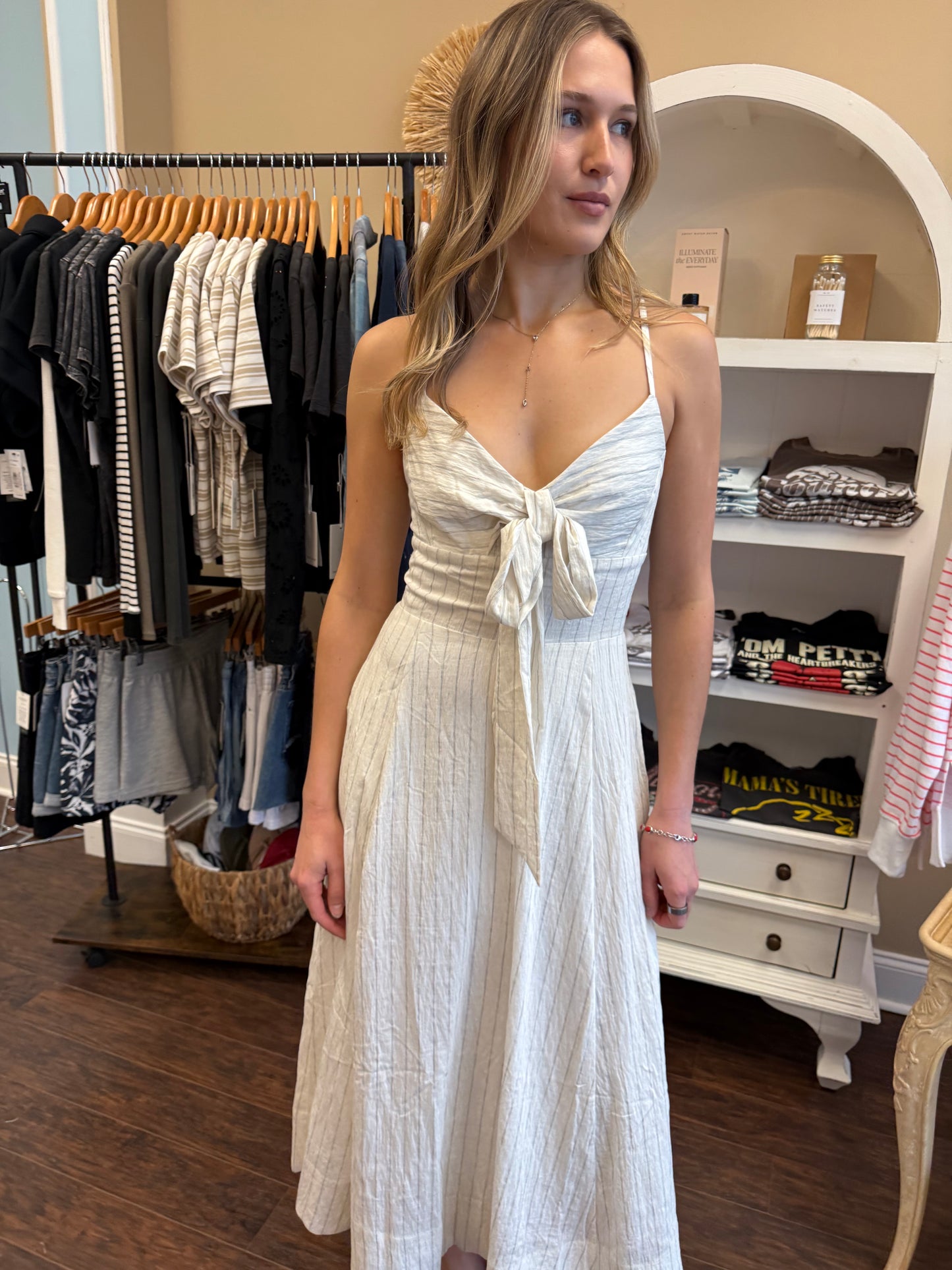 Heather Linen Luna Dress