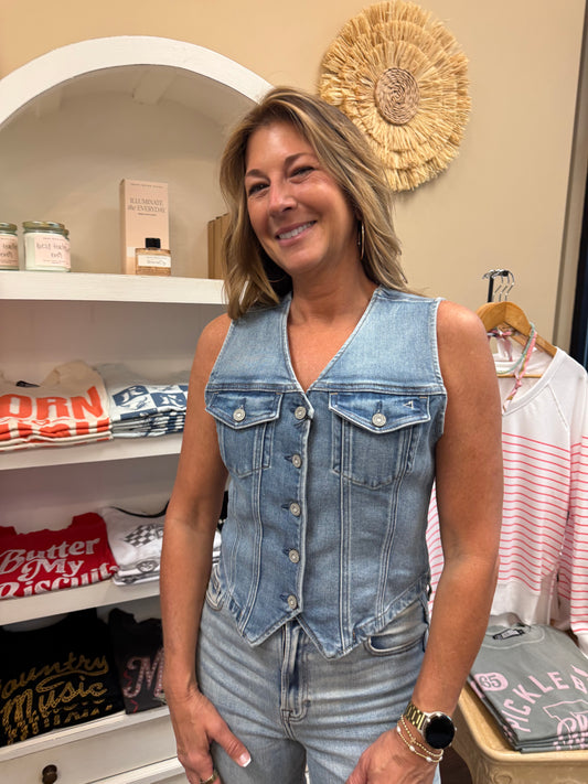 Medium Dark Fitted Rebel Vest