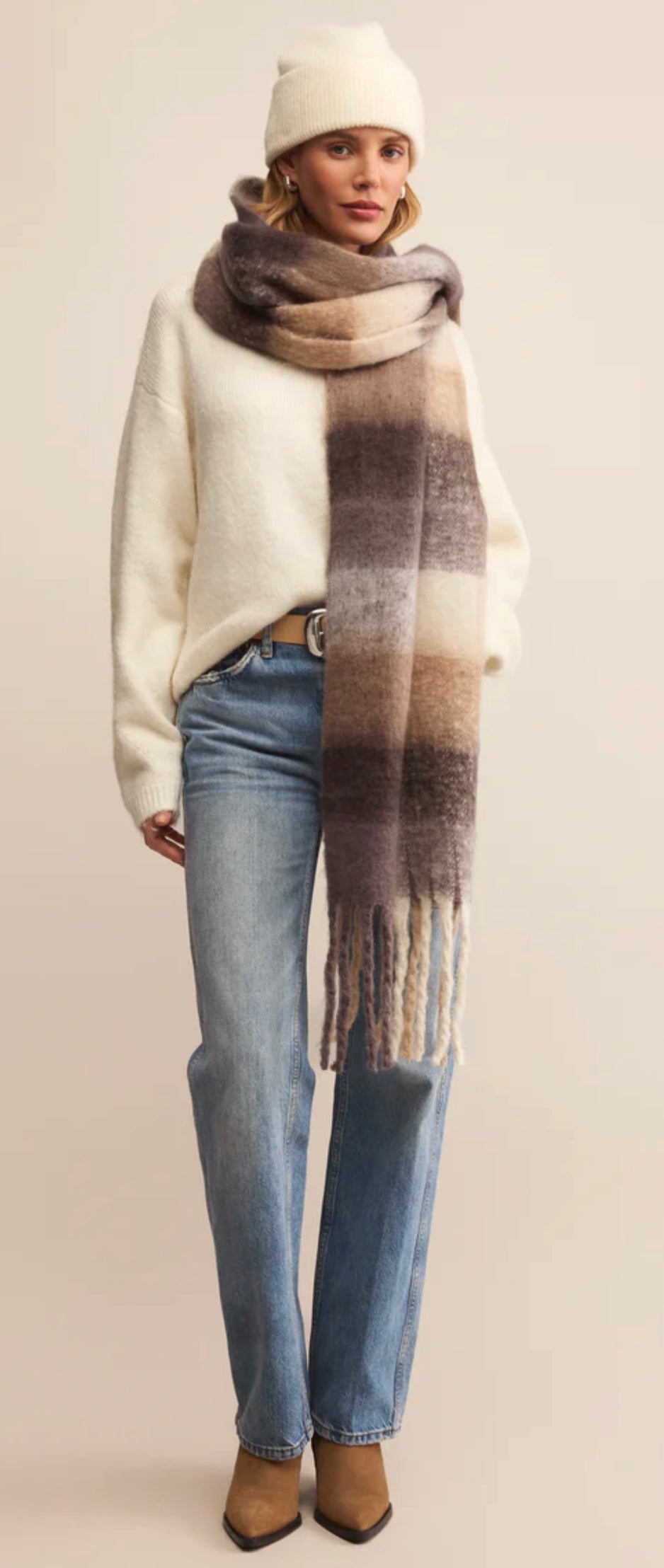 Plaid I Met you Scarf