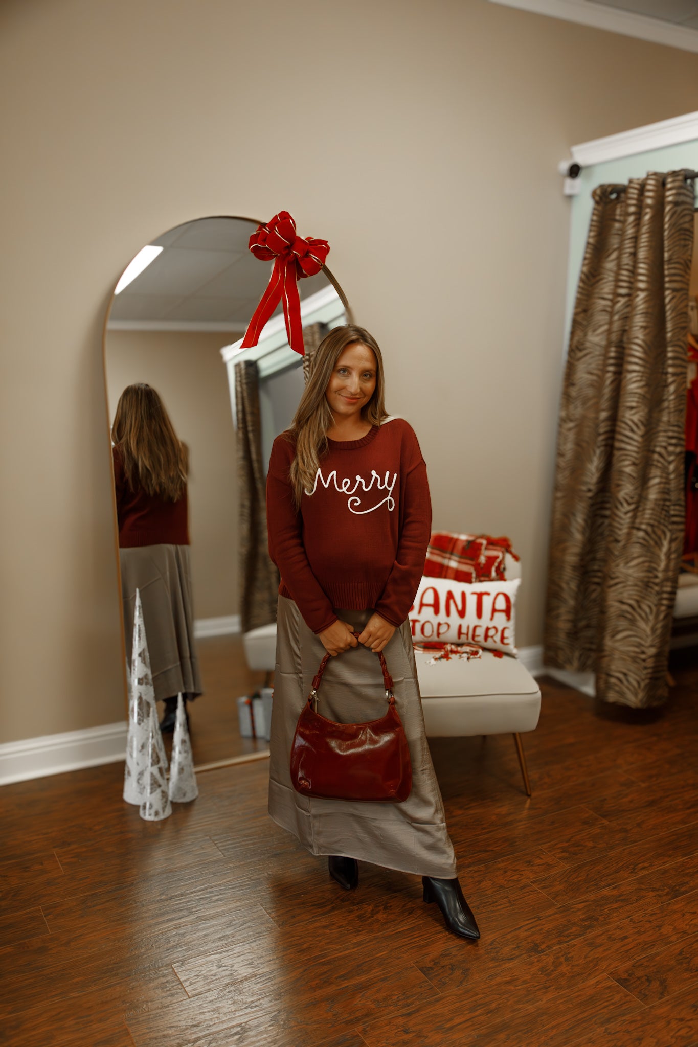 Merlot Sienna Merry Sweater