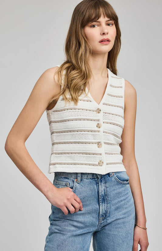 Beechwood Stripe Mariana Knit Top