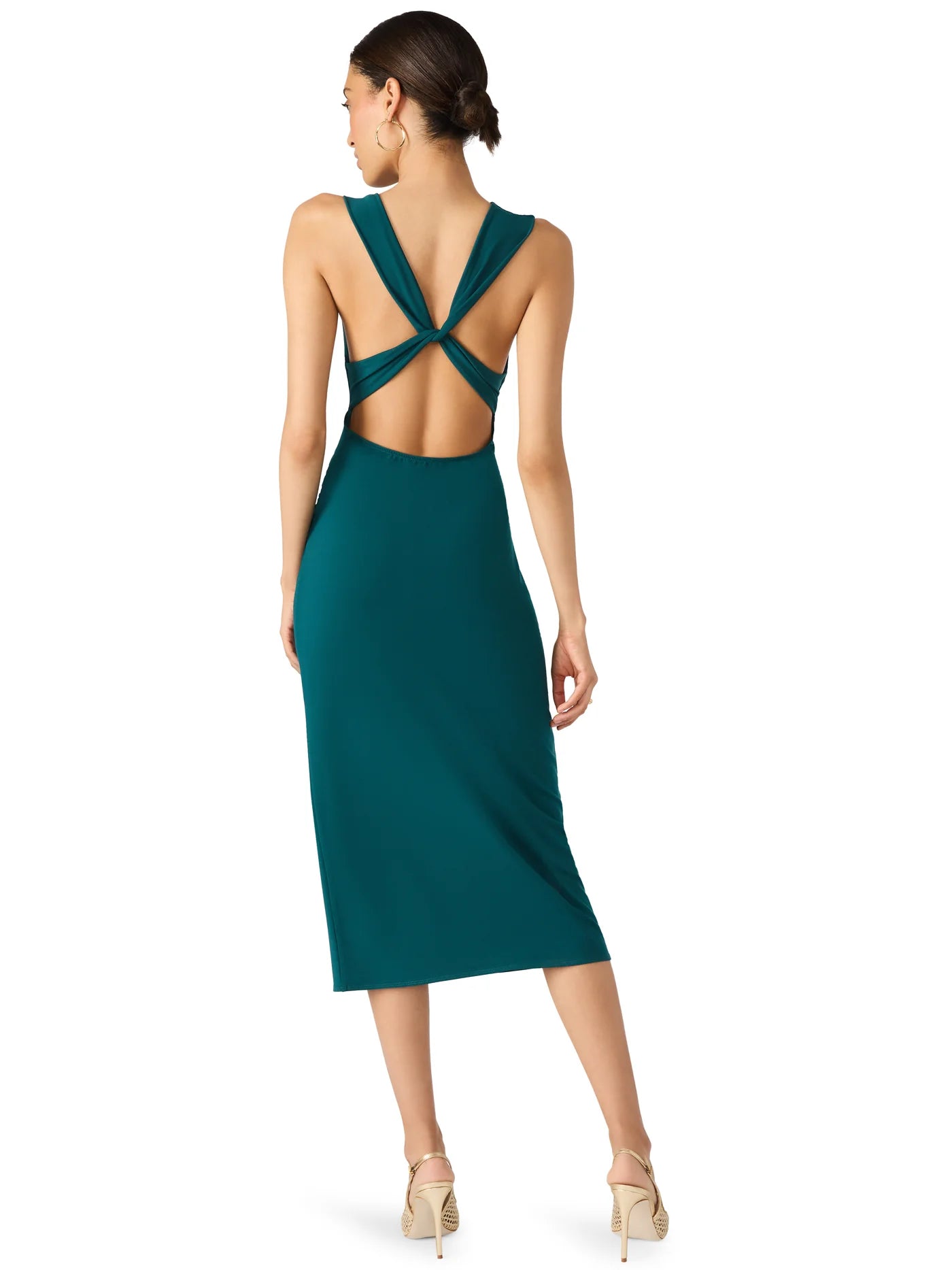 Midnight Teal Kalina Dress