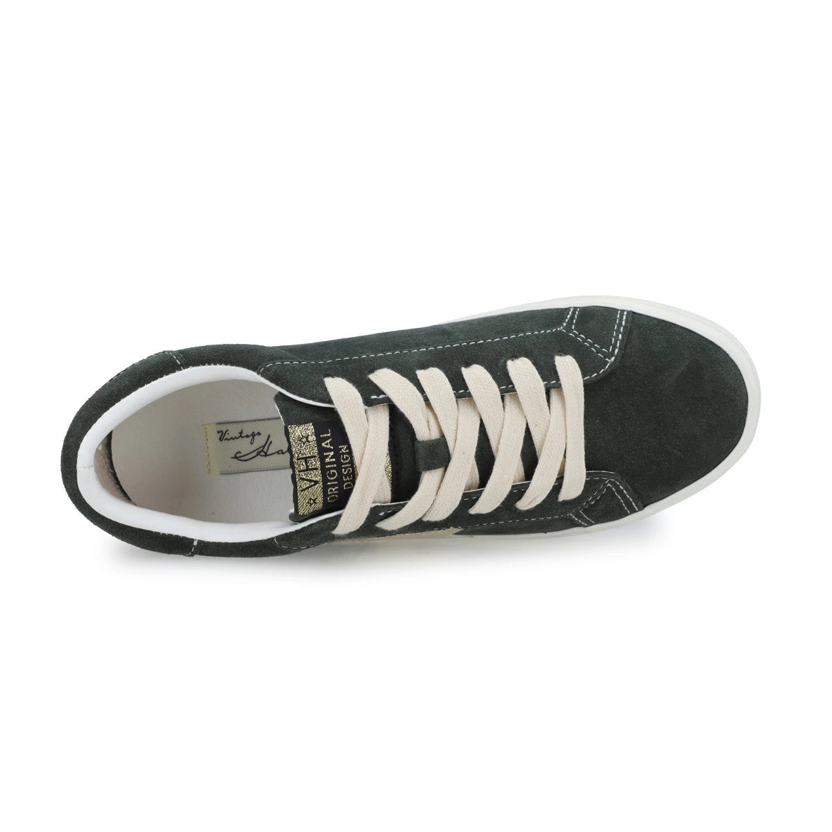 Olive Suede Low Top Shoe