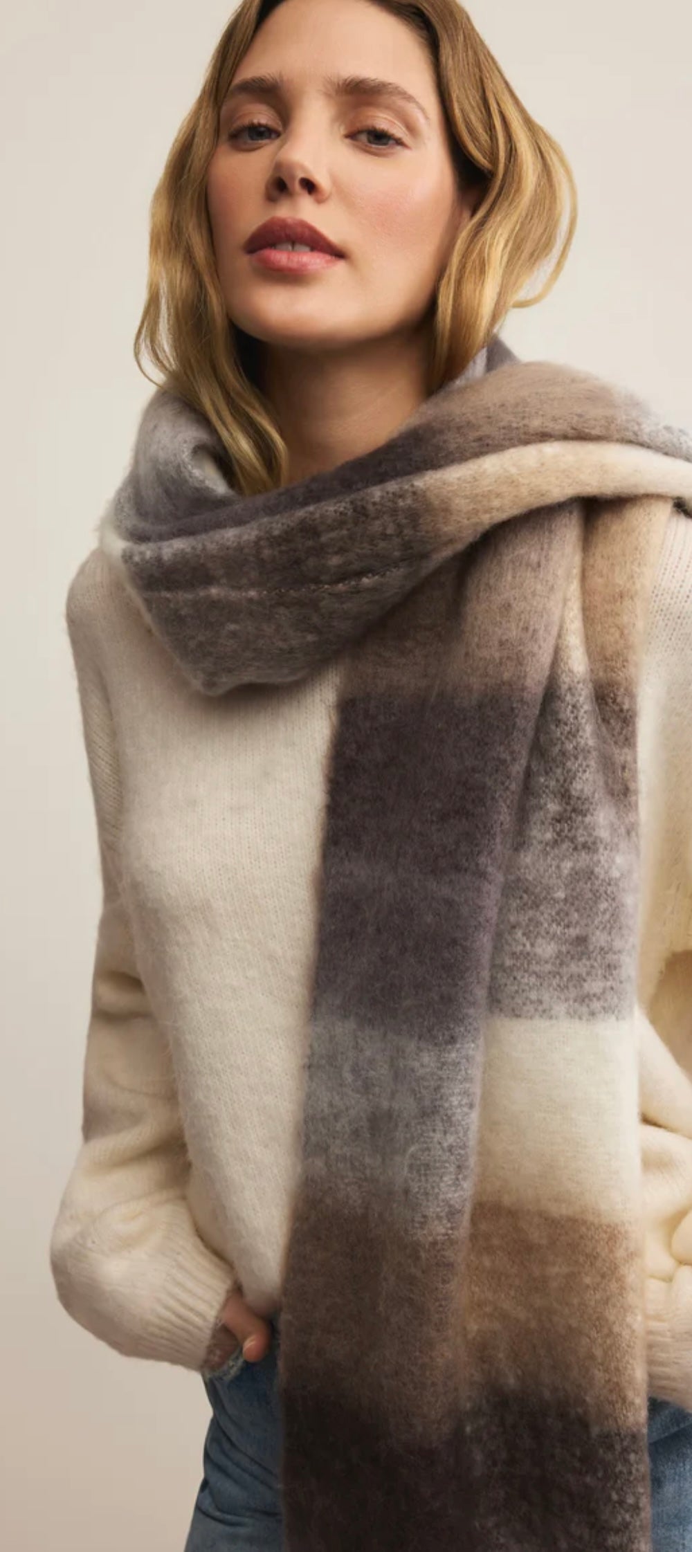 Plaid I Met you Scarf