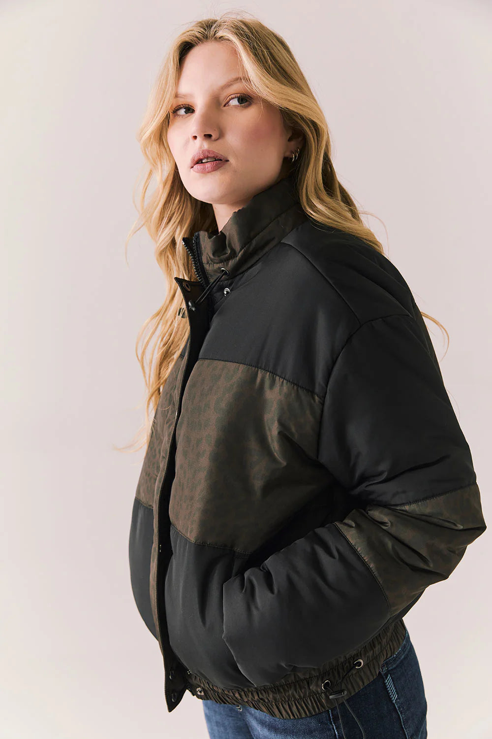 Leopard Love Puffer Jacket