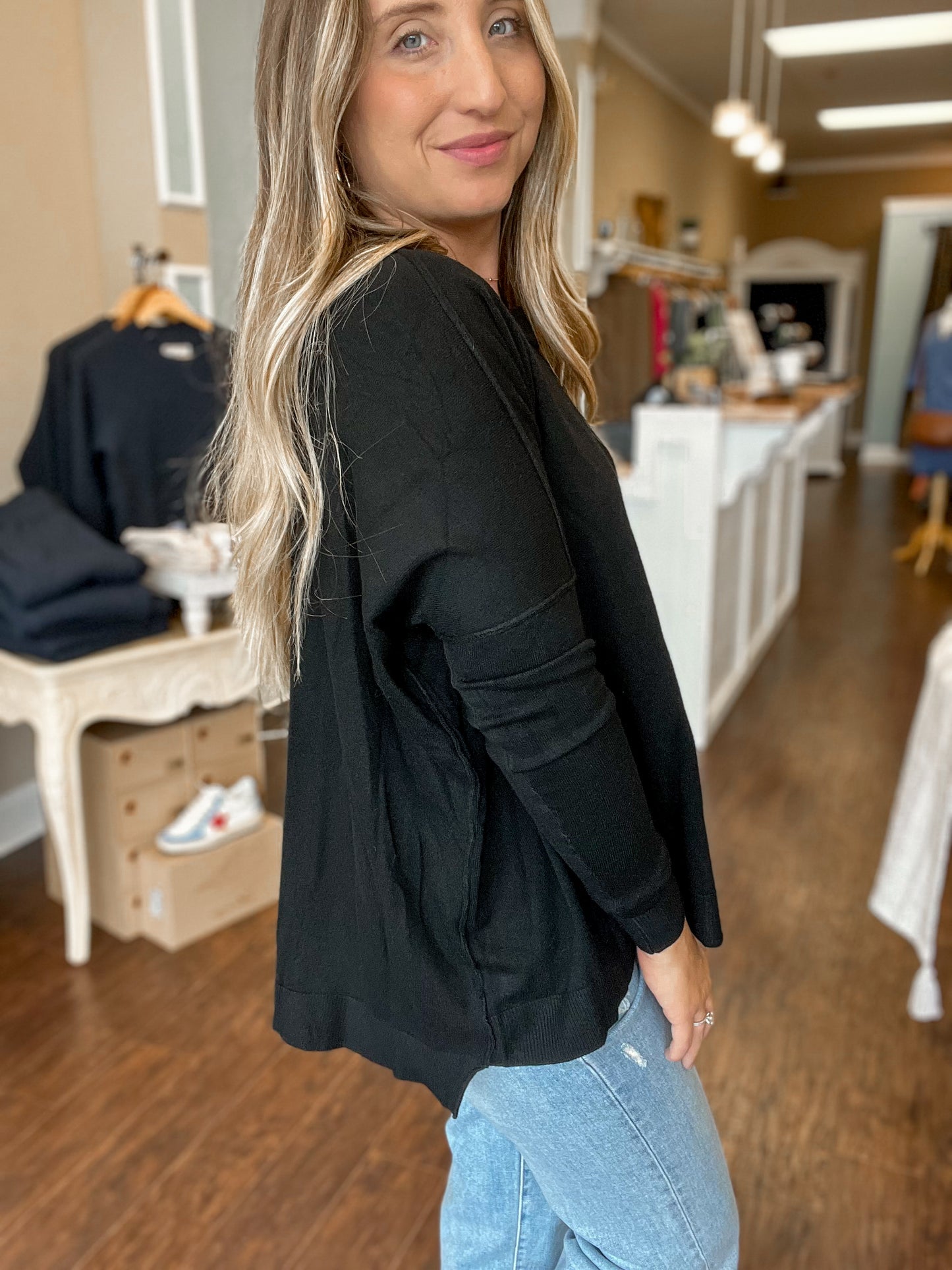 Seam Sweater