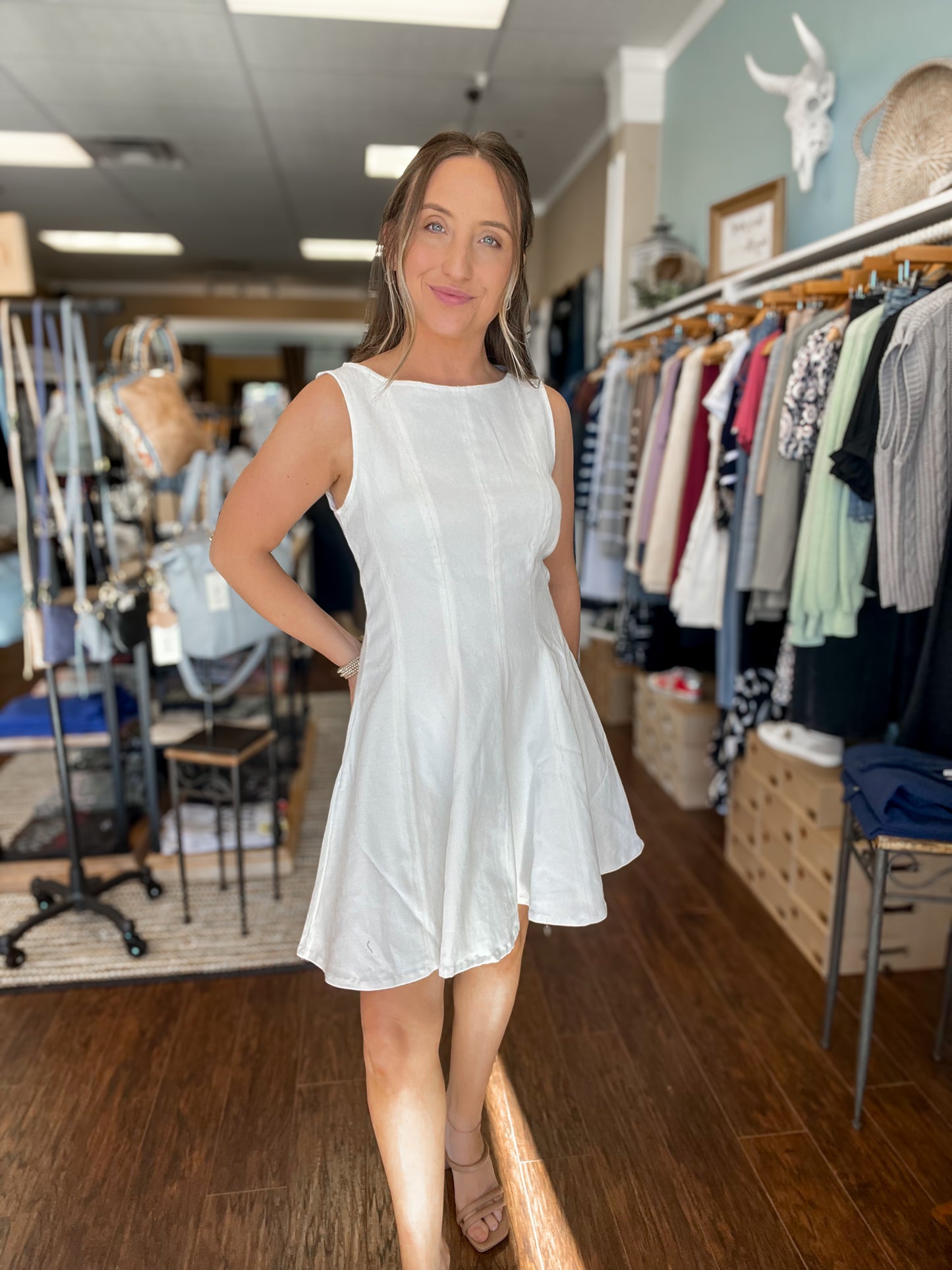 White Nili Dress