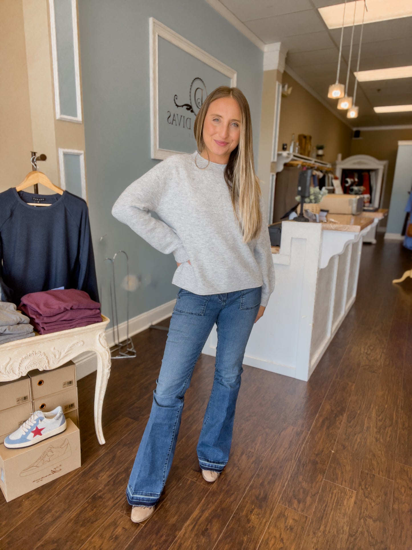 Suki Trouser Pocket Flare Jean