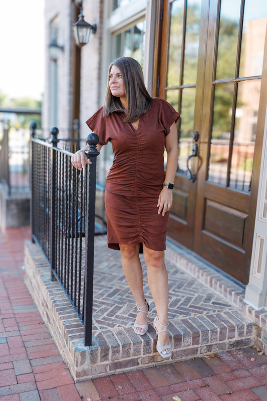 Dark Fig Aimee Dress