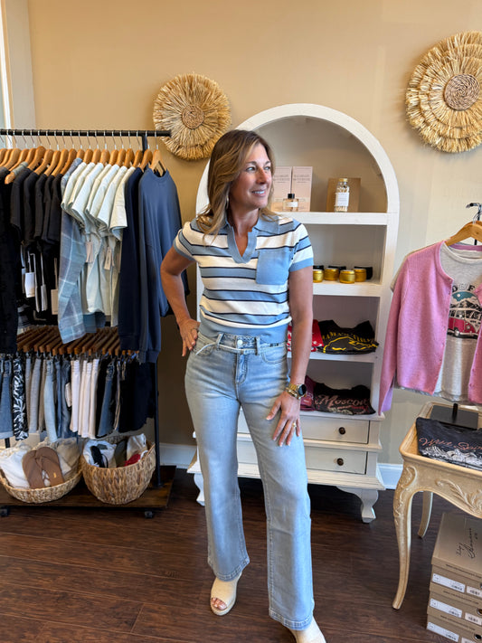 Avery Trouser Jean in Sycamore Cove