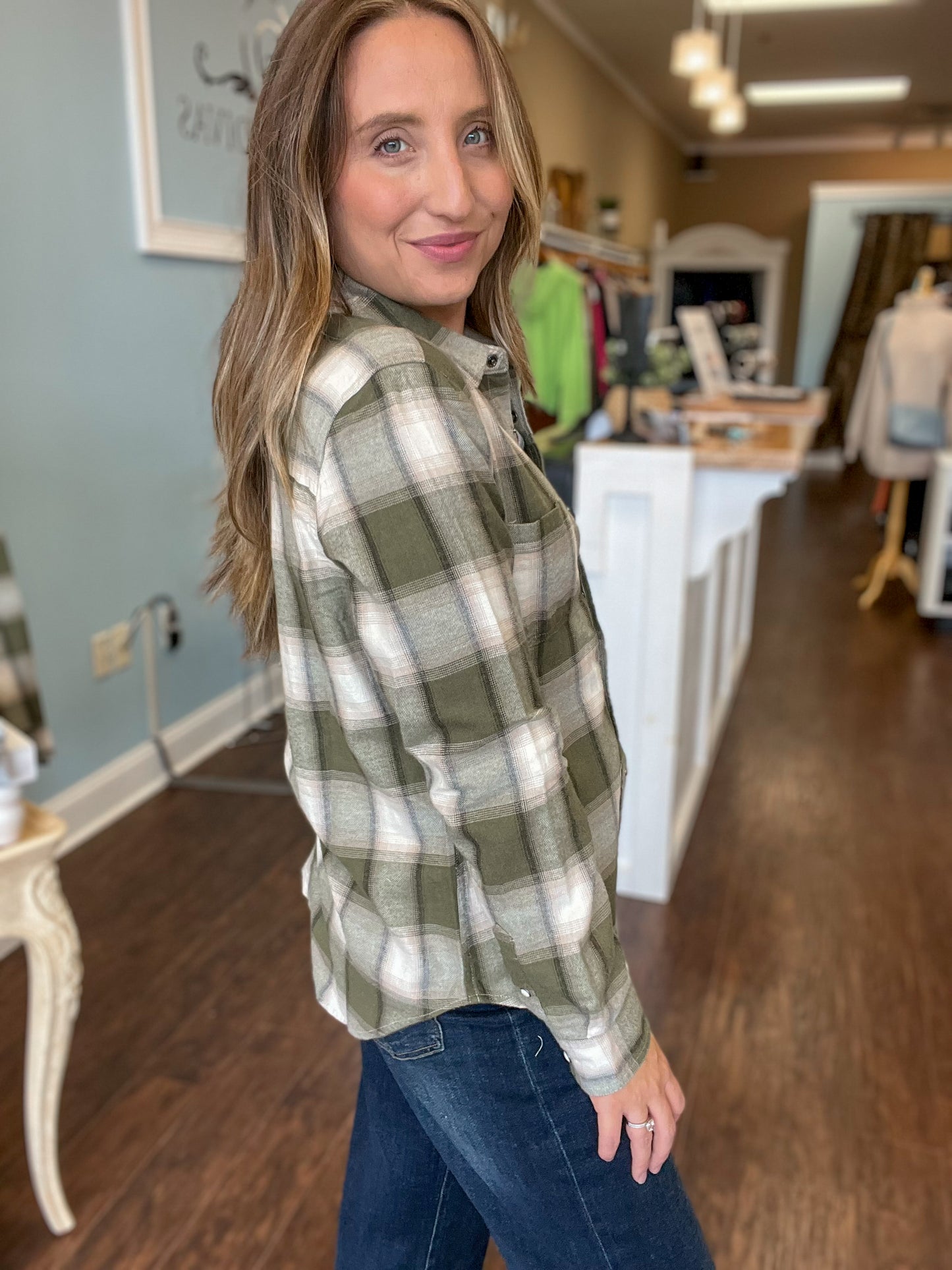 Green Wheat Flannel
