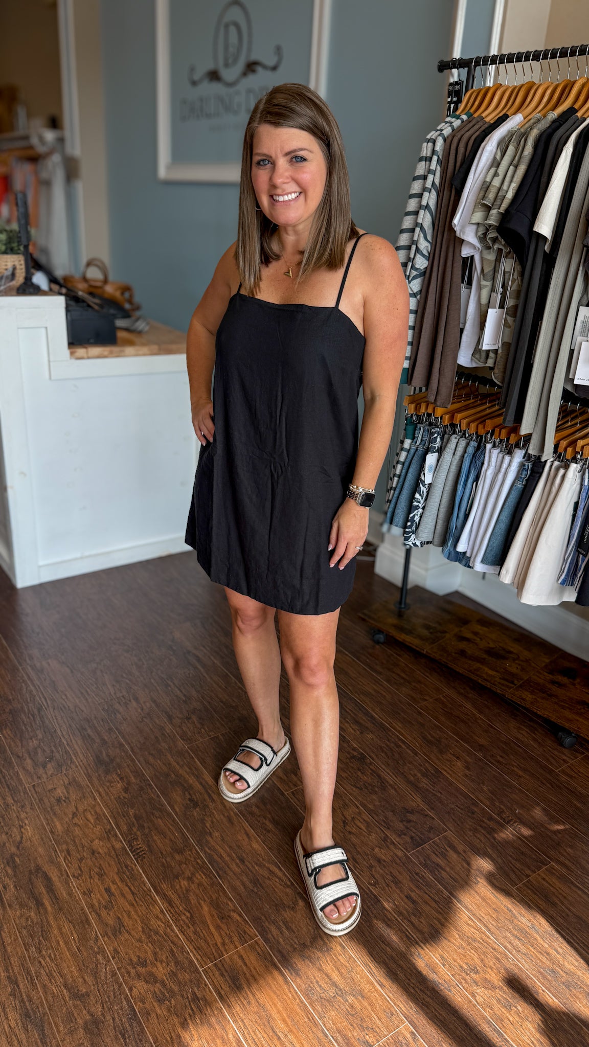 Black Maude Mini Dress