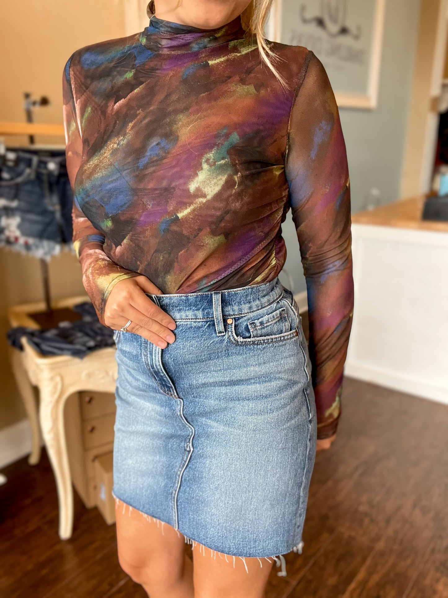 Miley Denim Mini Skirt