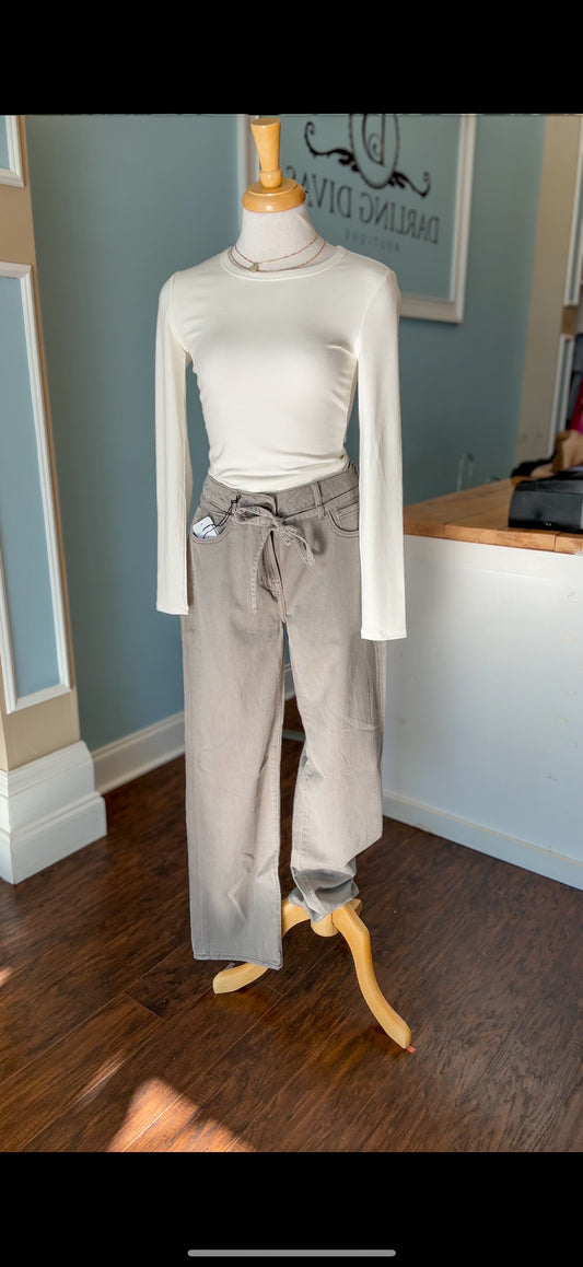 Gravel Ella Wide Straight Pant