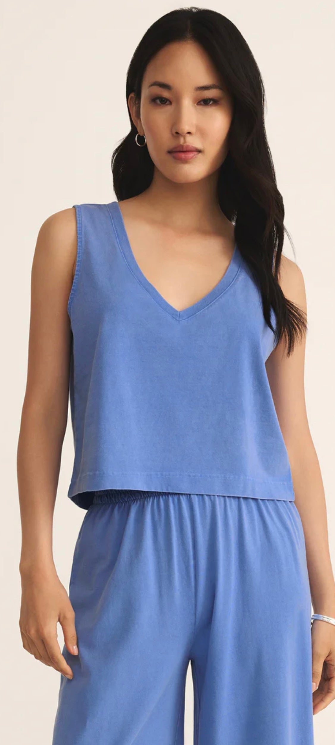 Bay Blue Sloane V-Neck