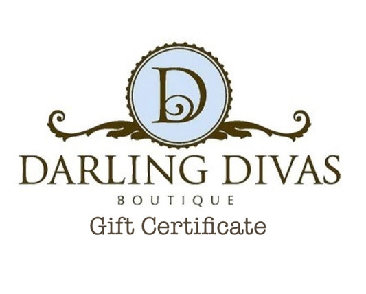 Darling Divas Boutique Gift Certificate